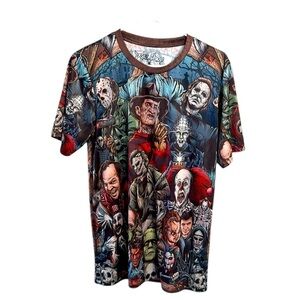 Waz Shop House of Horror All Over Graphic M Villains